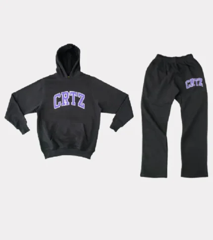 Corteiz Dropout Ensemble Set – Black/Purple